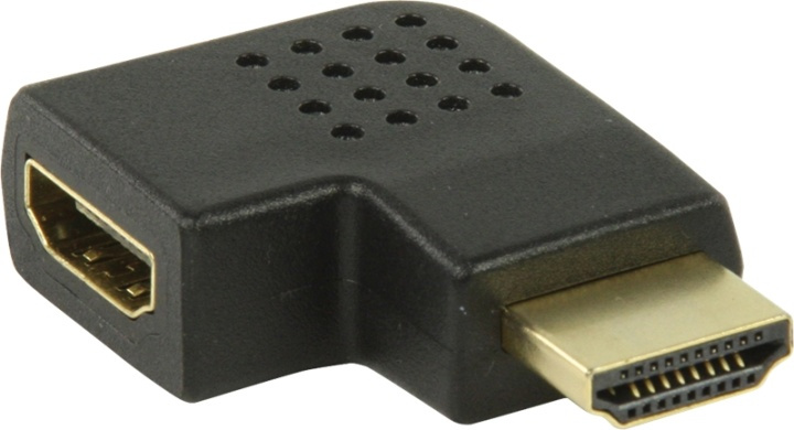 Suorakulmainen HDMI-sovitin, musta ryhmässä KODINELEKTRONIIKKA / Kaapelit & Sovittimet / HDMI / Sovittimet @ TP E-commerce Nordic AB (38-80912)