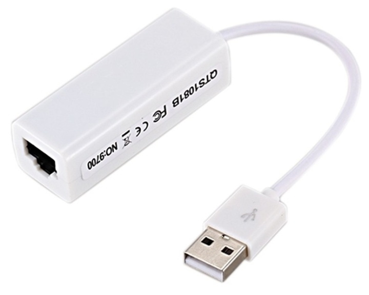 USB 2.0 Ethernet Adapter ryhmässä TIETOKOONET & TARVIKKEET / Verkko / Verkkokortti / USB @ TP E-commerce Nordic AB (38-80916)