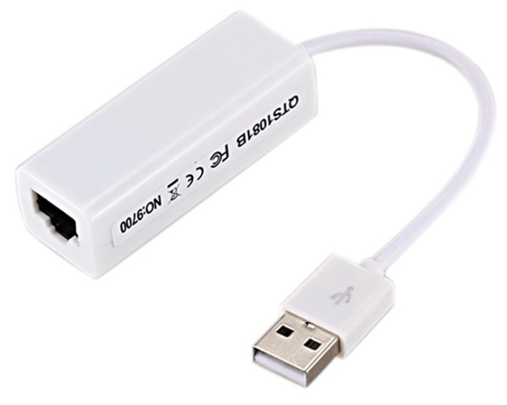 USB 2.0 Ethernet-sovitin ryhmässä TIETOKOONET & TARVIKKEET / Verkko / Verkkokortti / USB @ TP E-commerce Nordic AB (38-80916)