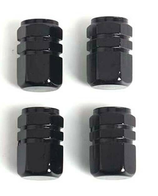 Venttiilin korkit 4-pack, musta ryhmässä AUTO / antennit & Tarvikkeet / Muut tarvikkeet @ TP E-commerce Nordic AB (38-80964)