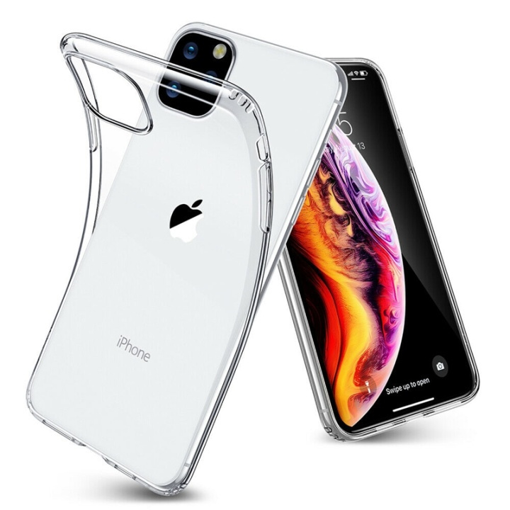 iPhone 11 ohut kuori, pehmeä TPU-suojaus, läpinäkyvä ryhmässä ÄLYPUHELIMET JA TABLETIT / Puhelimen suojakotelo / Apple / iPhone 11 / Kuoret @ TP E-commerce Nordic AB (38-81163)