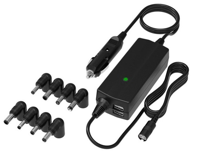 Yleisauton kannettavan tietokoneen laturi, 8 pistoketta ryhmässä AUTO / antennit & Tarvikkeet / 12 voltin tarvikkeet @ TP E-commerce Nordic AB (38-81200)