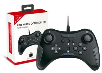 Pro Wired Game Controller Switchille ryhmässä KODINELEKTRONIIKKA / Pelikonsolit & Tarvikkeet / Nintendo Switch / Tarvikkeet @ TP E-commerce Nordic AB (38-81220)