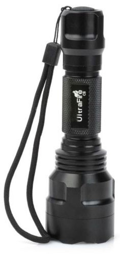 UltraFire taskulamppu 400lm, musta ryhmässä URHEILU, VAPAA-AIKA JA HARRASTUS / Taskulamput & Otsalamput / Taskulamput @ TP E-commerce Nordic AB (38-81286)