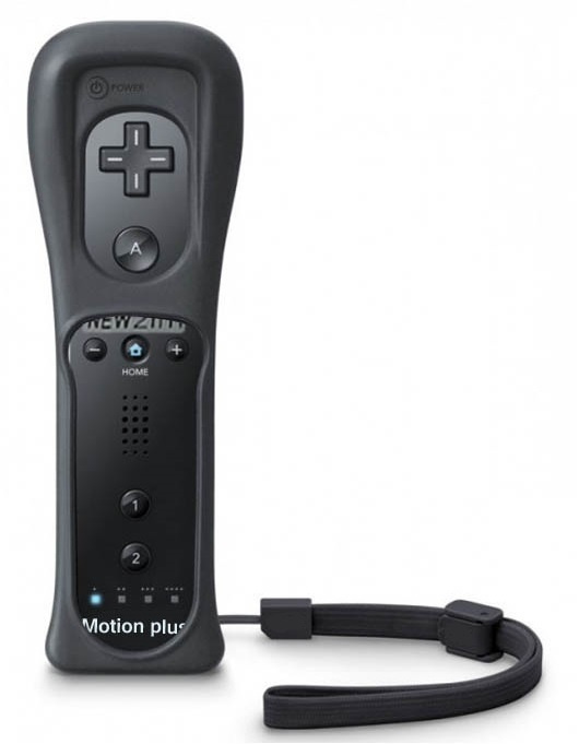 Remote Plus till Wii/Wii U, Svart ryhmässä KODINELEKTRONIIKKA / Pelikonsolit & Tarvikkeet / Nintendo Wii @ TP E-commerce Nordic AB (38-81310)