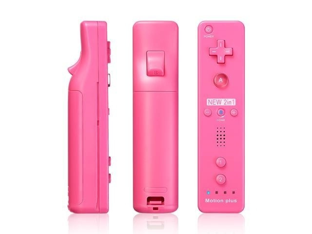 Remote Plus Wii/Wii U, vaaleanpunainen ryhmässä KODINELEKTRONIIKKA / Pelikonsolit & Tarvikkeet / Nintendo Wii @ TP E-commerce Nordic AB (38-81313)