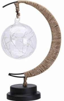 Pöytälamppu, jossa roikkuu lasipallo ryhmässä KODINELEKTRONIIKKA / Valaistus / Pöytälamput @ TP E-commerce Nordic AB (38-81370)