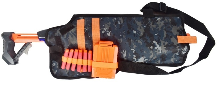 Nerf selkäkotelo, Camouflage, harmaa ryhmässä LELUT, TUOTTEET LAPSILLE JA VAUVOILLE / Leikkikalut, Askartelu &Pelit / Toimintapeli @ TP E-commerce Nordic AB (38-81403)