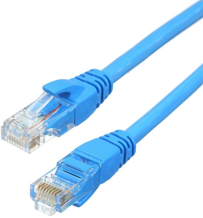 NORDIQZENZ Nätverkskabel UTP RJ45 Cat6 30cm, Blå ryhmässä TIETOKOONET & TARVIKKEET / Kaapelit & Sovittimet / Verkko / Cat6 @ TP E-commerce Nordic AB (38-81465)