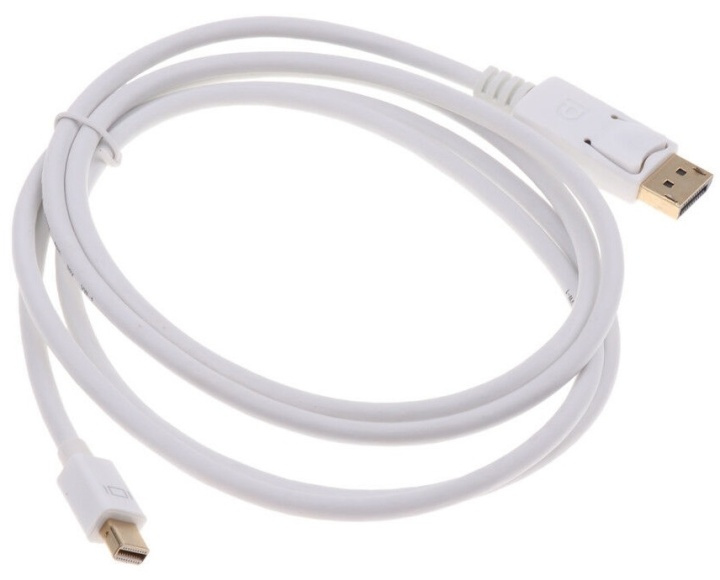 NORDIQZENZ Displayport mini Displayport -kaapeli, 1.8m, valkoinen ryhmässä TIETOKOONET & TARVIKKEET / Kaapelit & Sovittimet / DisplayPort / Kaapelit @ TP E-commerce Nordic AB (38-81479)