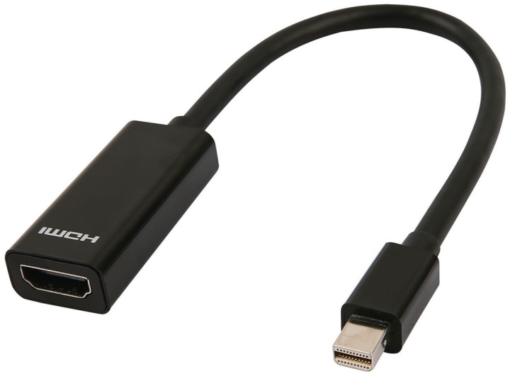 NORDIQZENZ mini DisplayPort (uros) - HDMI (naaras) -sovitin ryhmässä KODINELEKTRONIIKKA / Kaapelit & Sovittimet / HDMI / Sovittimet @ TP E-commerce Nordic AB (38-81484)