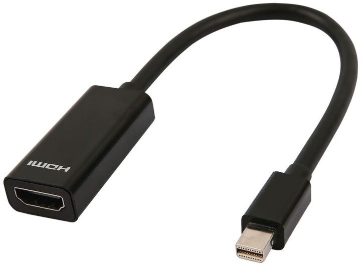 NORDIQZENZ mini DisplayPort (uros) HDMI (naaras) -sovitin ryhmässä KODINELEKTRONIIKKA / Kaapelit & Sovittimet / HDMI / Sovittimet @ TP E-commerce Nordic AB (38-81484)
