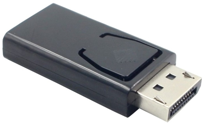 NORDIQZENZ sovitin Displayport(uros) HDMI(naaras) - HDMI(naaras) ryhmässä TIETOKOONET & TARVIKKEET / Kaapelit & Sovittimet / DisplayPort / Sovittimet @ TP E-commerce Nordic AB (38-81487)