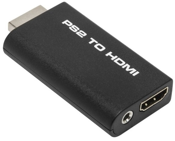 HDMI-sovitin Playstation 2:lle ryhmässä KODINELEKTRONIIKKA / Pelikonsolit & Tarvikkeet / Sony PlayStation 2 @ TP E-commerce Nordic AB (38-81573)