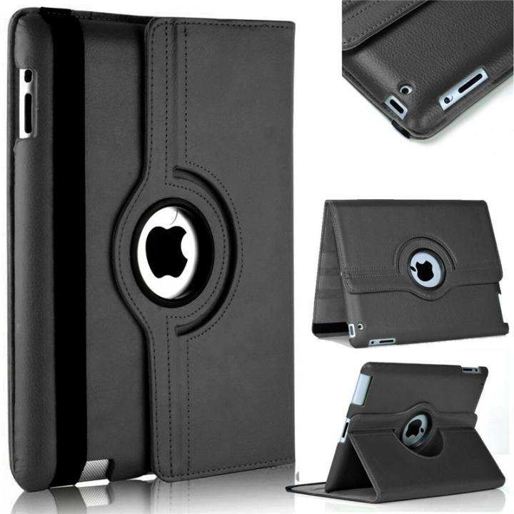 Suojakotelo 360°, iPad Pro 12.9 2020, musta ryhmässä ÄLYPUHELIMET JA TABLETIT / Tabletin suojakotelo / Apple iPad @ TP E-commerce Nordic AB (38-81873)