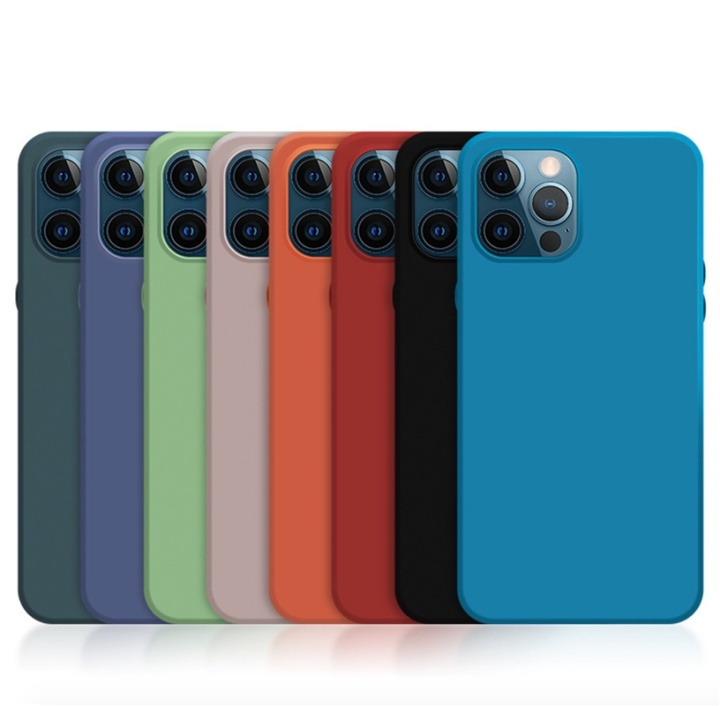 Silikoninen kännykkäkuori iPhone 12 Pro Maxille, vaaleanpunainen ryhmässä ÄLYPUHELIMET JA TABLETIT / Puhelimen suojakotelo / Apple / iPhone 12 Pro / Kuoret @ TP E-commerce Nordic AB (38-82013)