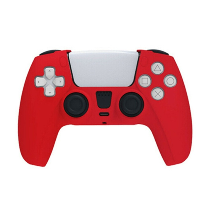 Silikonipidike PlayStation 5 (PS5) -ohjaimelle, punainen ryhmässä KODINELEKTRONIIKKA / Pelikonsolit & Tarvikkeet / Sony PlayStation 5 / Tarvikkeet @ TP E-commerce Nordic AB (38-82122)