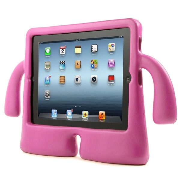Lasten suojakotelo iPad Mini 1/2/3:lle, vaaleanpunainen ryhmässä ÄLYPUHELIMET JA TABLETIT / Tabletin suojakotelo / Apple iPad @ TP E-commerce Nordic AB (38-82136)