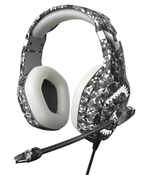 Pelikuulokkeet PC:lle, harmaa naamiointi ryhmässä KODINELEKTRONIIKKA / Pelikonsolit & Tarvikkeet / Xbox One / Tarvikkeet @ TP E-commerce Nordic AB (38-82196)