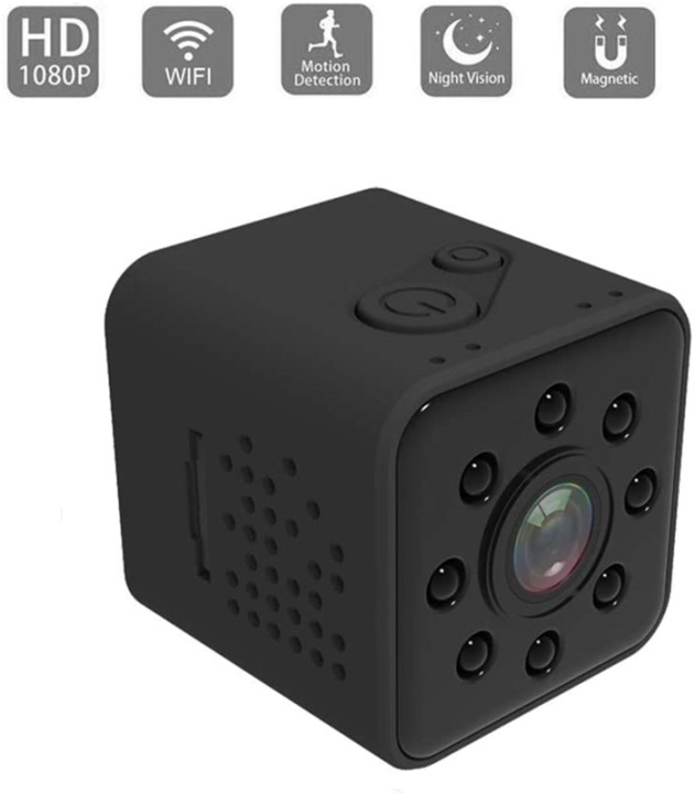 SQ23 Mini-kamera 1920x1080P, Svart ryhmässä URHEILU, VAPAA-AIKA JA HARRASTUS / Hauskat tavarat / Vakoiluvälineet @ TP E-commerce Nordic AB (38-82207)