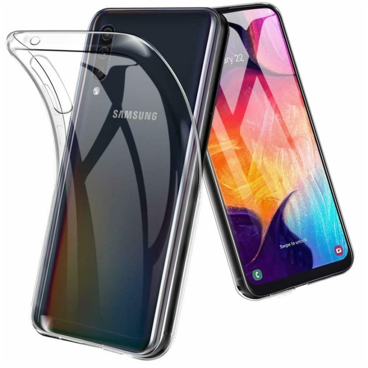 Läpinäkyvä TPU-kuori Galaxy A50/A50s/A30s:lle ryhmässä ÄLYPUHELIMET JA TABLETIT / Puhelimen suojakotelo / Samsung @ TP E-commerce Nordic AB (38-82254)