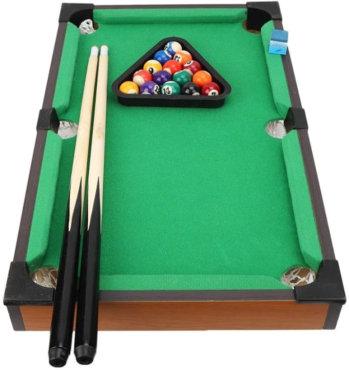 Mini-Biljard 51x31 cm ryhmässä LELUT, TUOTTEET LAPSILLE JA VAUVOILLE / Peli / Pöytäpelit @ TP E-commerce Nordic AB (38-82259)