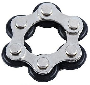 Fidget-ketju, musta ryhmässä LELUT, TUOTTEET LAPSILLE JA VAUVOILLE / Leikkikalut, Askartelu &Pelit / Fidget Spinners @ TP E-commerce Nordic AB (38-82270)