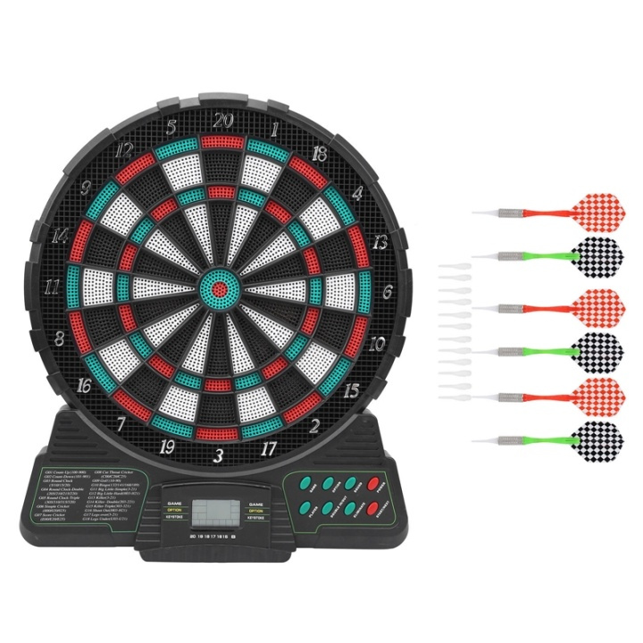 Elektroninen darts-taulu, nuolitaulu ryhmässä LELUT, TUOTTEET LAPSILLE JA VAUVOILLE / Leikkikalut, Askartelu &Pelit / Seurapelit / Perhepelit @ TP E-commerce Nordic AB (38-82279)