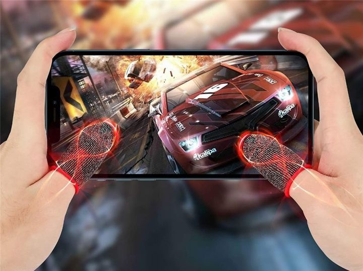 Sormihylsy mobiilipeleille, 2-pack ryhmässä URHEILU, VAPAA-AIKA JA HARRASTUS / Hauskat tavarat / Älylaitteet @ TP E-commerce Nordic AB (38-82296)
