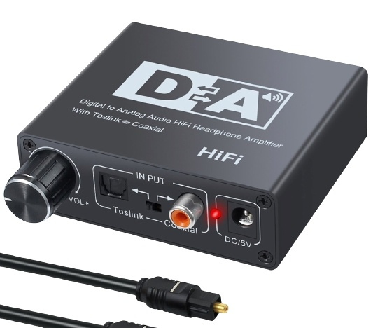 Digitaalinen analogiseksi audiomuunnin, plug and play ryhmässä TIETOKOONET & TARVIKKEET / Kaapelit & Sovittimet / Signaalin muunnin @ TP E-commerce Nordic AB (38-82387)