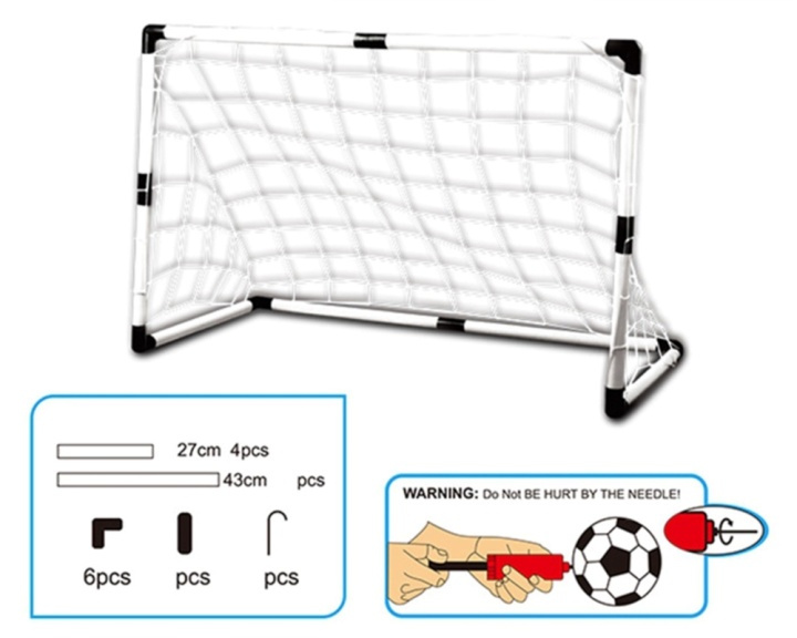 Lasten jalkapallomaali, 92 cm ryhmässä LELUT, TUOTTEET LAPSILLE JA VAUVOILLE / Peli / Ulkopelit @ TP E-commerce Nordic AB (38-82406)