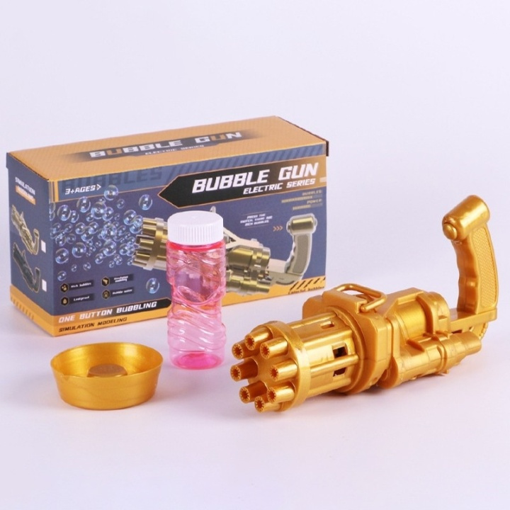 Såpbubbelpistol, Guld ryhmässä LELUT, TUOTTEET LAPSILLE JA VAUVOILLE / Leikkikalut, Askartelu &Pelit / Lelut @ TP E-commerce Nordic AB (38-82472)