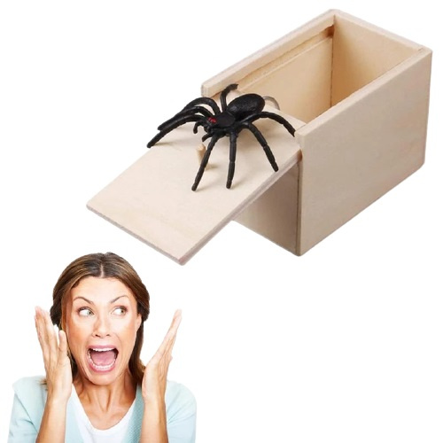 Hämähäkki laatikossa ryhmässä KOTI, TALOUS JA PUUTARHA / Sisustus / Halloween @ TP E-commerce Nordic AB (38-82534)
