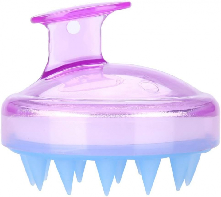 Läpinäkyvä shampooharja, violetti ryhmässä KAUNEUS JA TERVEYS / Hiukset &Stailaus / Hiusharjat @ TP E-commerce Nordic AB (38-82711)