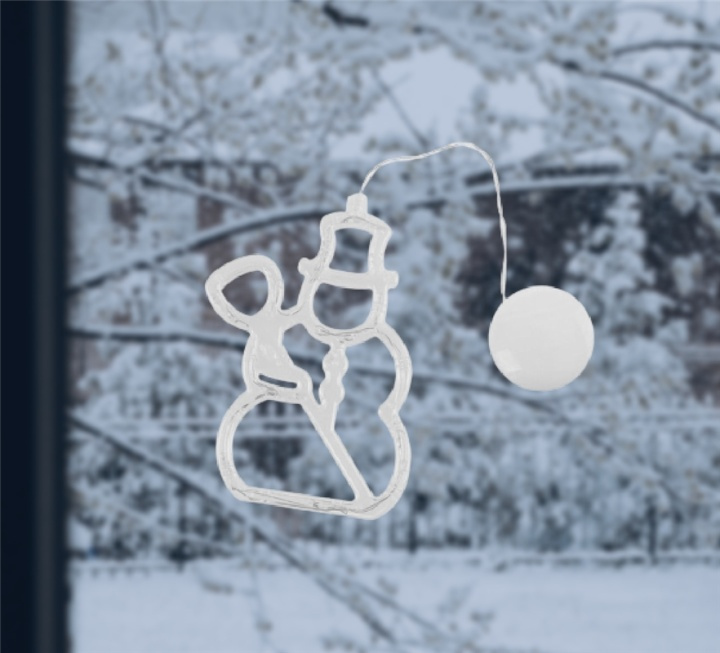 LED-valo jouluksi, Lumiukko ryhmässä KODINELEKTRONIIKKA / Valaistus / Jouluvalaistus @ TP E-commerce Nordic AB (38-82915)