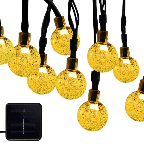 Pyöreä valojono 22M Solar, lämmin valkoinen ryhmässä KOTI, TALOUS JA PUUTARHA / Sähkö & Valaistus / Ulkovalaistus / Aurinkokennovalaisin @ TP E-commerce Nordic AB (38-82924)
