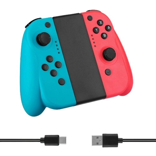 Pelinäyttö Nintendo Switchille, punainen/sininen ryhmässä KODINELEKTRONIIKKA / Pelikonsolit & Tarvikkeet / Nintendo Switch / Tarvikkeet @ TP E-commerce Nordic AB (38-82953)