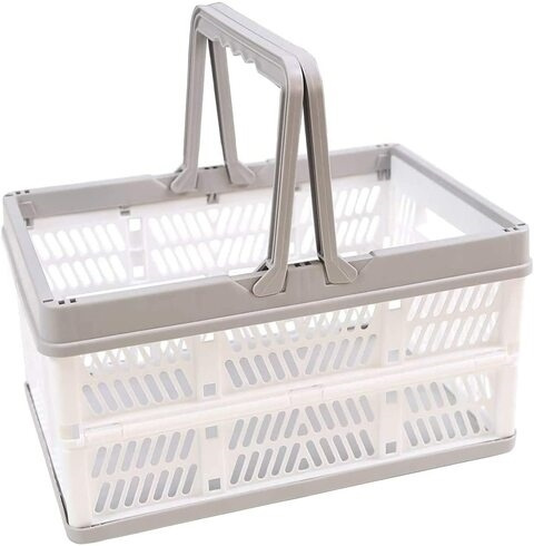 Förvaringskorg hopfällbar med hantag, Grå ryhmässä URHEILU, VAPAA-AIKA JA HARRASTUS / Hauskat tavarat / Älylaitteet @ TP E-commerce Nordic AB (38-82998)