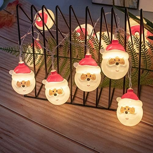 Koristeellinen joulunaru 2m, joulupukit ryhmässä KODINELEKTRONIIKKA / Valaistus / LED-silmukka @ TP E-commerce Nordic AB (38-83013)