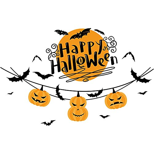 Halloween-aiheinen seinäkoristelu, Happy Halloween 60x45cm ryhmässä KOTI, TALOUS JA PUUTARHA / Sisustus / Halloween @ TP E-commerce Nordic AB (38-83057)
