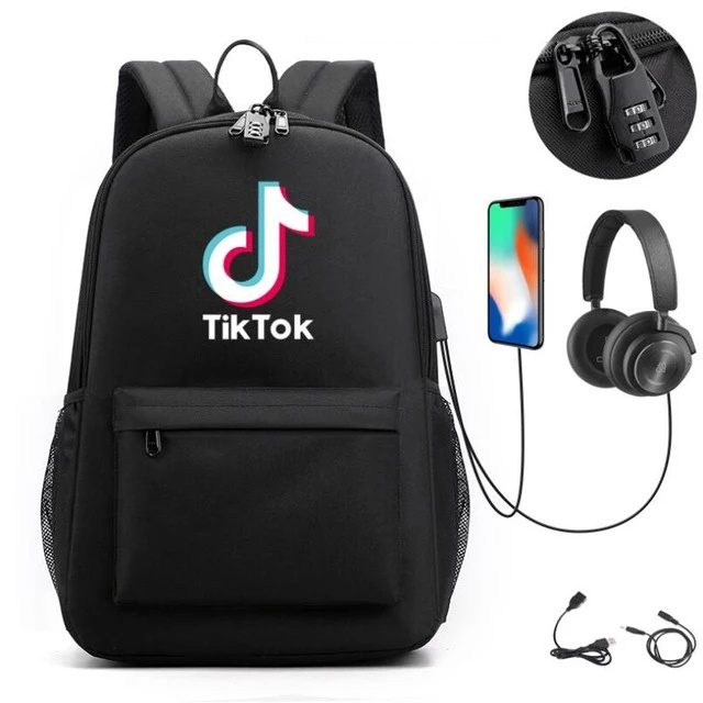 Reppuliitäntä kuulokkeille ja virtapankille, TikTok ryhmässä LELUT, TUOTTEET LAPSILLE JA VAUVOILLE / Matkustus / Laukut / Reput ja rinkat @ TP E-commerce Nordic AB (38-83110)