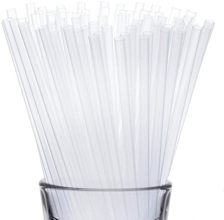 Disposable wide transparent strip straws, 100pcs ryhmässä LELUT, TUOTTEET LAPSILLE JA VAUVOILLE / Syö ja juo / Lastenjuhlat ja juhlat @ TP E-commerce Nordic AB (38-83189)