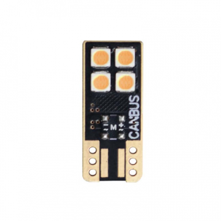 CANBUS N2-T10-4SMD, 3W, 9-24V, Keltainen väri ryhmässä AUTO / Auton valot / Diodi lamput & valot / W5W (T10) @ TP E-commerce Nordic AB (38-83199)