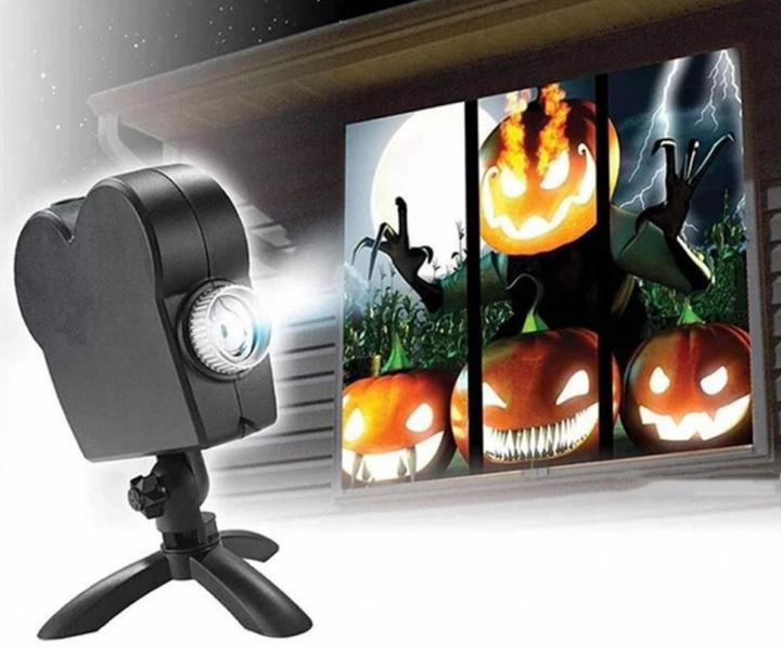 Halloween/Christmas laser projector ryhmässä KOTI, TALOUS JA PUUTARHA / Sisustus / Halloween @ TP E-commerce Nordic AB (38-83272)
