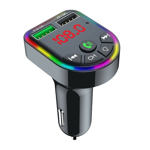 FM-lähetin Bluetoothilla ja 2 x USB-latausportti 3.1/1.0 A ryhmässä AUTO / Auton äänijärjestelmä & Multimedia / FM-lähetin @ TP E-commerce Nordic AB (38-83312)