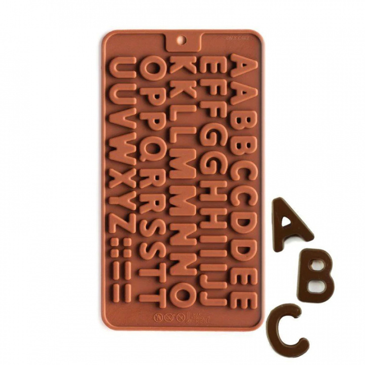 Chocolate mold tray, Alphabet ryhmässä KOTI, TALOUS JA PUUTARHA / Keittiövälineet / Leivontatarvikkeet @ TP E-commerce Nordic AB (38-83365)