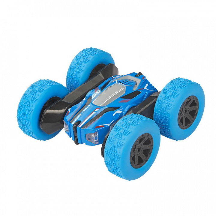 RC Stuntbil med musik, Blå ryhmässä LELUT, TUOTTEET LAPSILLE JA VAUVOILLE / Radio-ohjattava / Radio-ohjattavat autot @ TP E-commerce Nordic AB (38-83641)