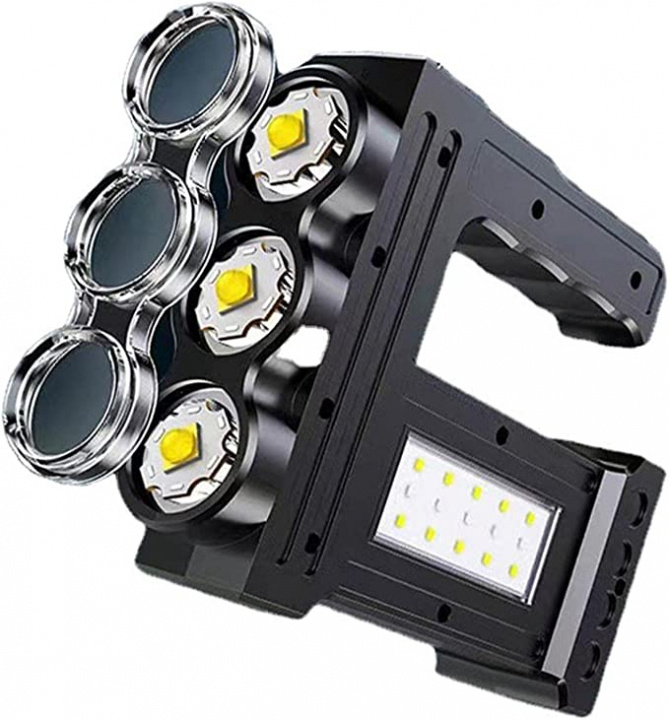 Monitoiminen ja tehokas led-taskulamppu ryhmässä URHEILU, VAPAA-AIKA JA HARRASTUS / Taskulamput & Otsalamput / Taskulamput @ TP E-commerce Nordic AB (38-83669)