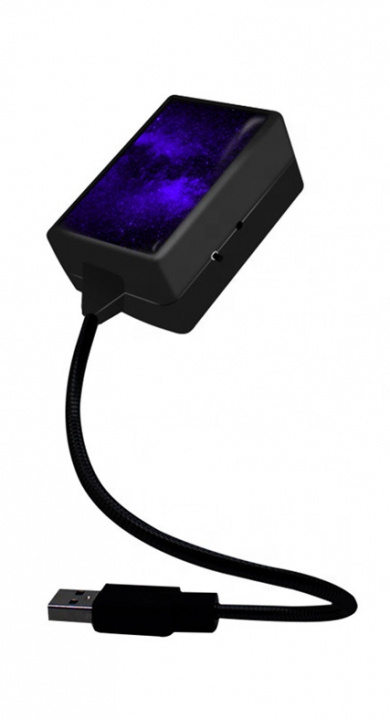 USB Lamppu ilmapiiriin Autossa, Lila ryhmässä AUTO / antennit & Tarvikkeet / Muut tarvikkeet @ TP E-commerce Nordic AB (38-83789)