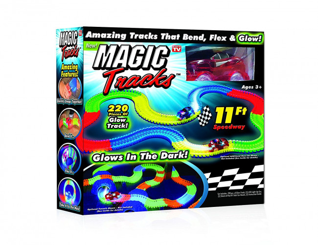 Magic Tracks Glowing Racetrack,‎ 165pcs ryhmässä LELUT, TUOTTEET LAPSILLE JA VAUVOILLE / Leikkikalut, Askartelu &Pelit / Autoradat @ TP E-commerce Nordic AB (38-83835)